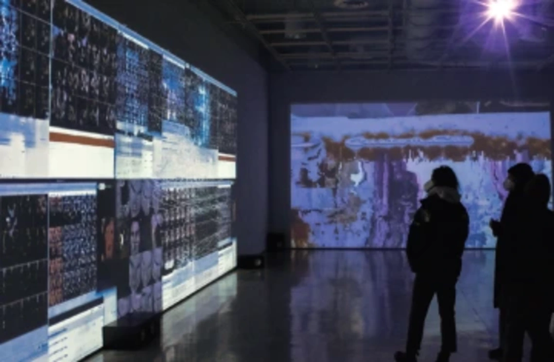 Art exhibit on display at the Fosdick-Nelson Gallery